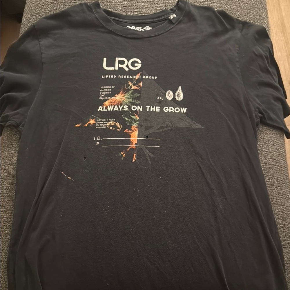 LRG Black Graphic Men's Shirt